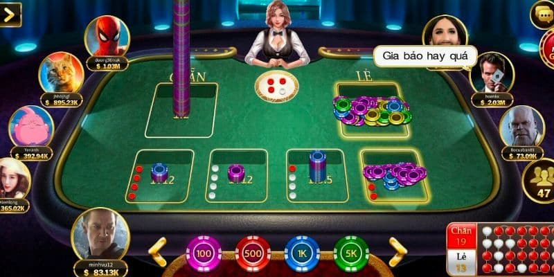 Giao diện cuốn hút khi tham gia chơi game bài tại Go88
